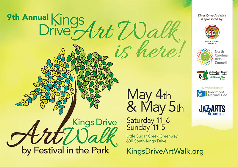 Annual Kings Drive Art Walk Set for May 4-5 Along Little Sugar Creek Greenway