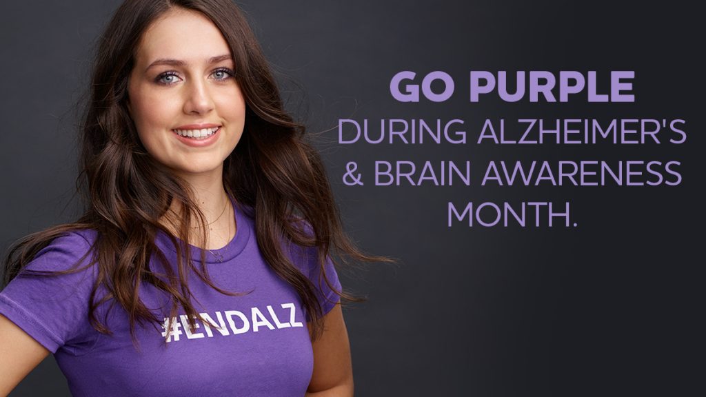 Go Purple and Get Talking for Alzheimer’s & Brain Awareness Month in June