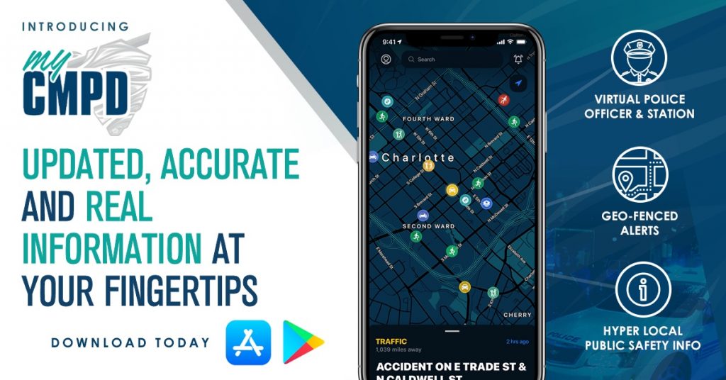 Charmeck Police Launch new MyCMPD Mobile App to Increase Resident Communication and Safety