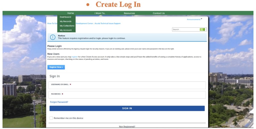 Charlotte-heritage-tree-create-Log-In